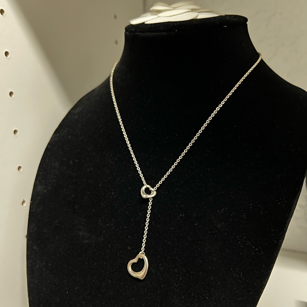COPY - TIFFANY Elsa Peretti®
Open Heart Lariat Necklace
in Silver, 16 mm